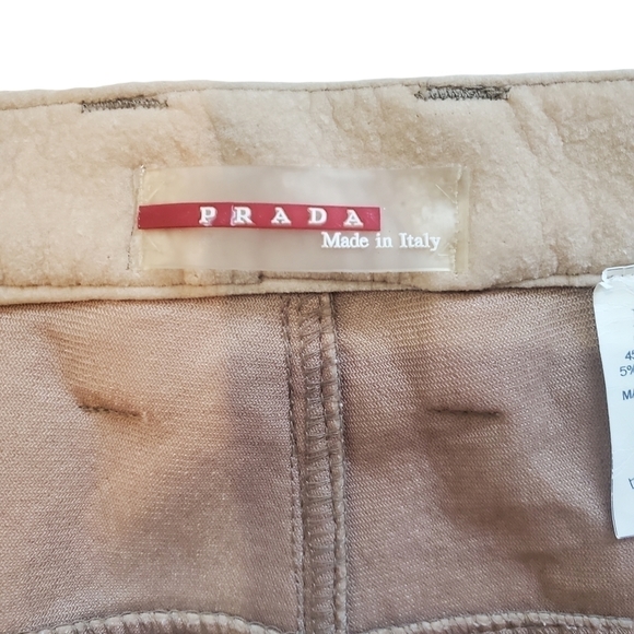 Mens Prada Made In Italy Red Tab Cargo Cotton Blend Pants NWOT - Picture 5 of 14